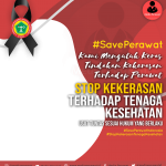 Twibbon Mengutuk Keras Tindakan Kekerasan Terhadap perawat  #saveperawat