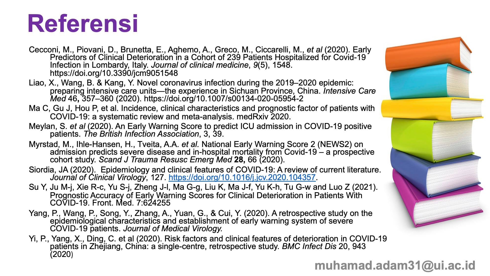 Early Warning System (EWS) Pada Pasien Covid19