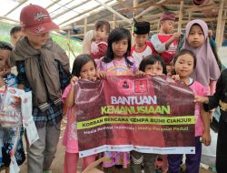 Wujudkan kepedulian, Media Perawat Peduli Berikan bantuan kemanusiaan Untuk Korban Gempa Cianjur.