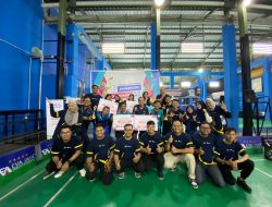 APPSKEP X HOMECAREKU CUP 2023 Sukses Gelar Badminton Perawat Se-Kota Padang