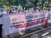 Minta RUU Kesehatan Dicabut, Ratusan Perawat Gelar Demo di Kemenkopolhukam.