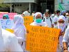 Ratusan Pegawai RSUD Chasan Boesorie Kembali Menggelar Aksi