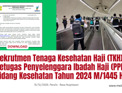Rekrutmen Tenaga Kesehatan Haji (TKH) & Petugas Penyelenggara Ibadah Haji (PPIH) Bidang Kesehatan Tahun 2024 M/1445 H