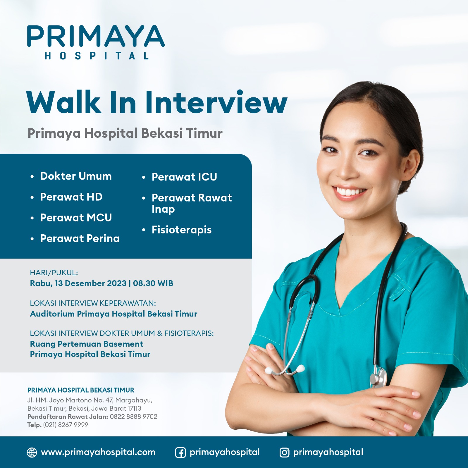 Walk In Interview RS Primaya