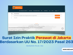 Surat Izin Praktik Perawat di Jakarta Berdasarkan UU No. 17/2023 Pasal 263