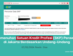 Pemenuhan Satuan Kredit Profesi (SKP) Perawat di Jakarta Berdasarkan Undang-Undang