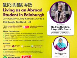 Media Perawat Akademi Hadirkan #Nersharing05 Dengan Perawat Indonesia di Edinburgh, Scotland – UK