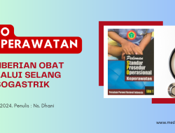 SPO Keperawatan : Pemberian Obat Melalui Selang Nasogastrik