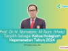 Prof, Dr.H. Nursalam, M.Nurs. (Hons) Terpilih Sebagai Ketua Kolegium Keperawatan Tahun 2024