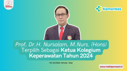 Prof, Dr.H. Nursalam, M.Nurs. (Hons) Terpilih Sebagai Ketua Kolegium Keperawatan Tahun 2024