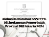 Alokasi kebutuhan Pengadaan ASN PPPK di Lingkungan Pemerintah Provinsi DKI 2024