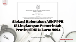 Alokasi kebutuhan Pengadaan ASN PPPK di Lingkungan Pemerintah Provinsi DKI 2024