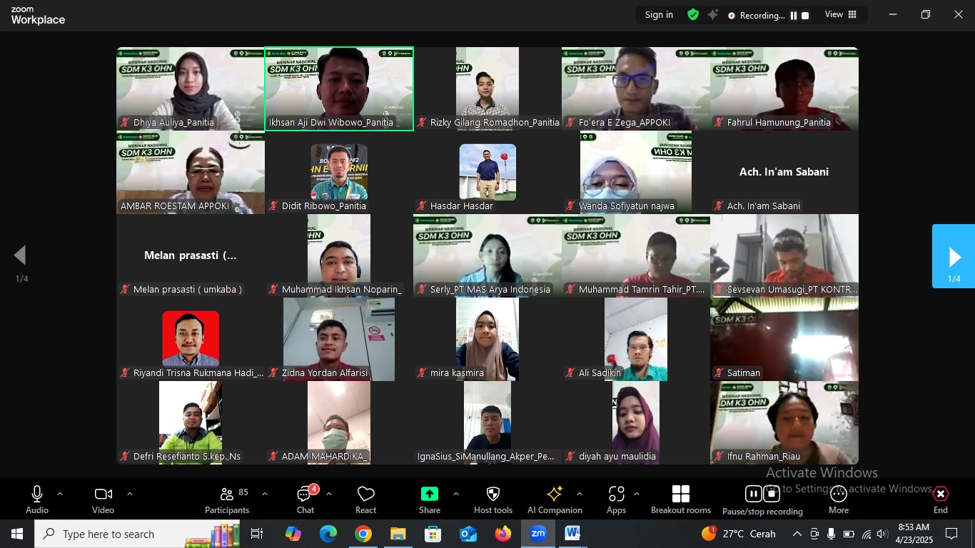 Dokumentasi Webinar APPOKI (1)