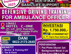 Pelatihan Defensive Driving Training (DDT) for Ambulance Officer – (26-27 September 2025)