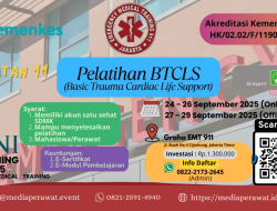 Pelatihan BTCLS (Basic Trauma Cardio Life Support) Periode: 24-29 September 2025 – Jakarta Timur