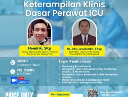 Webinar Keperawatan: Keterampilan Klinis Dasar Perawat ICU