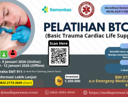 Pelatihan BTCLS (Basic Trauma Cardio Life Support) (7-12 Januari 2026) Jakarta Timur