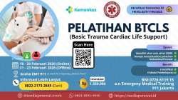 Pelatihan BTCLS (Basic Trauma Cardio Life Support) (18-23 Februari 2026) Jakarta Timur