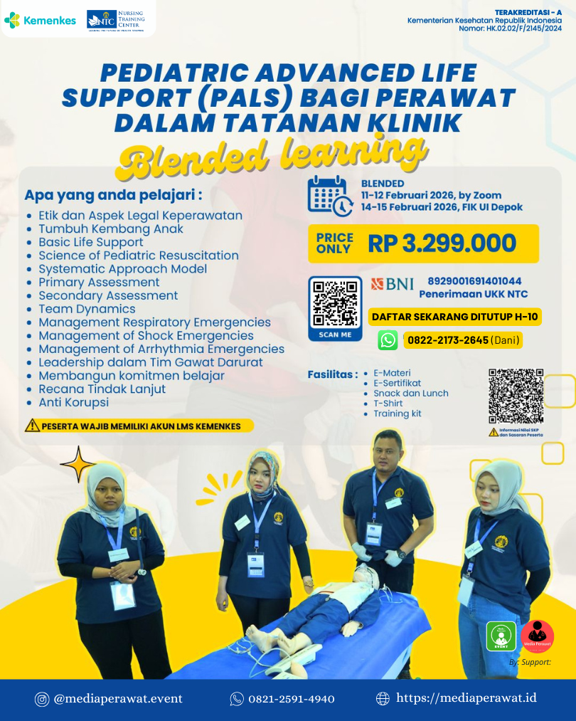 Pelatihan PALS Januari di FIK UI Depok