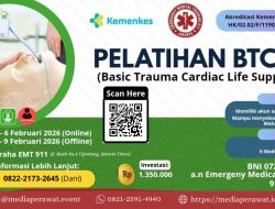 Pelatihan BTCLS (Basic Trauma Cardio Life Support) (04-09 Februari 2026) Jakarta Timur