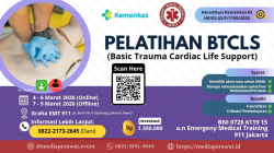Pelatihan BTCLS (Basic Trauma Cardio Life Support) (04-09 Maret 2026) Jakarta Timur