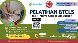 Pelatihan BTCLS (Basic Trauma Cardio Life Support) (01-06 April 2026) Jakarta Timur