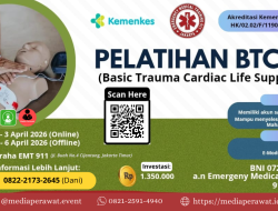 Pelatihan BTCLS (Basic Trauma Cardiac Life Support) (01-06 April 2026) Jakarta Timur
