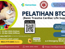 Pelatihan BTCLS (Basic Trauma Cardiac Life Support) (20-25 Mei 2026) Jakarta Timur