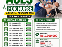UPDATE JADWAL PELATIHAN ACLS AGUSTUS – DESEMBER 2026 (EMT 911 JAKARTA X MEDIA PERAWAT)