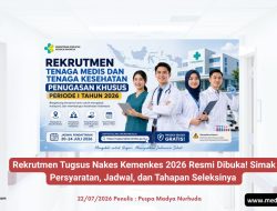 Rekrutmen Tugsus Nakes Kemenkes 2026 Resmi Dibuka! Simak Persyaratan, Jadwal, dan Tahapan Seleksinya 